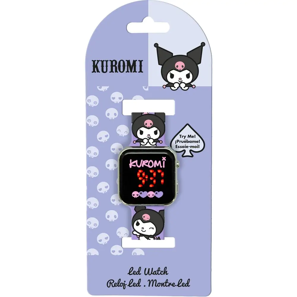 Ceas led Hello Kitty Kuromi poza produsului