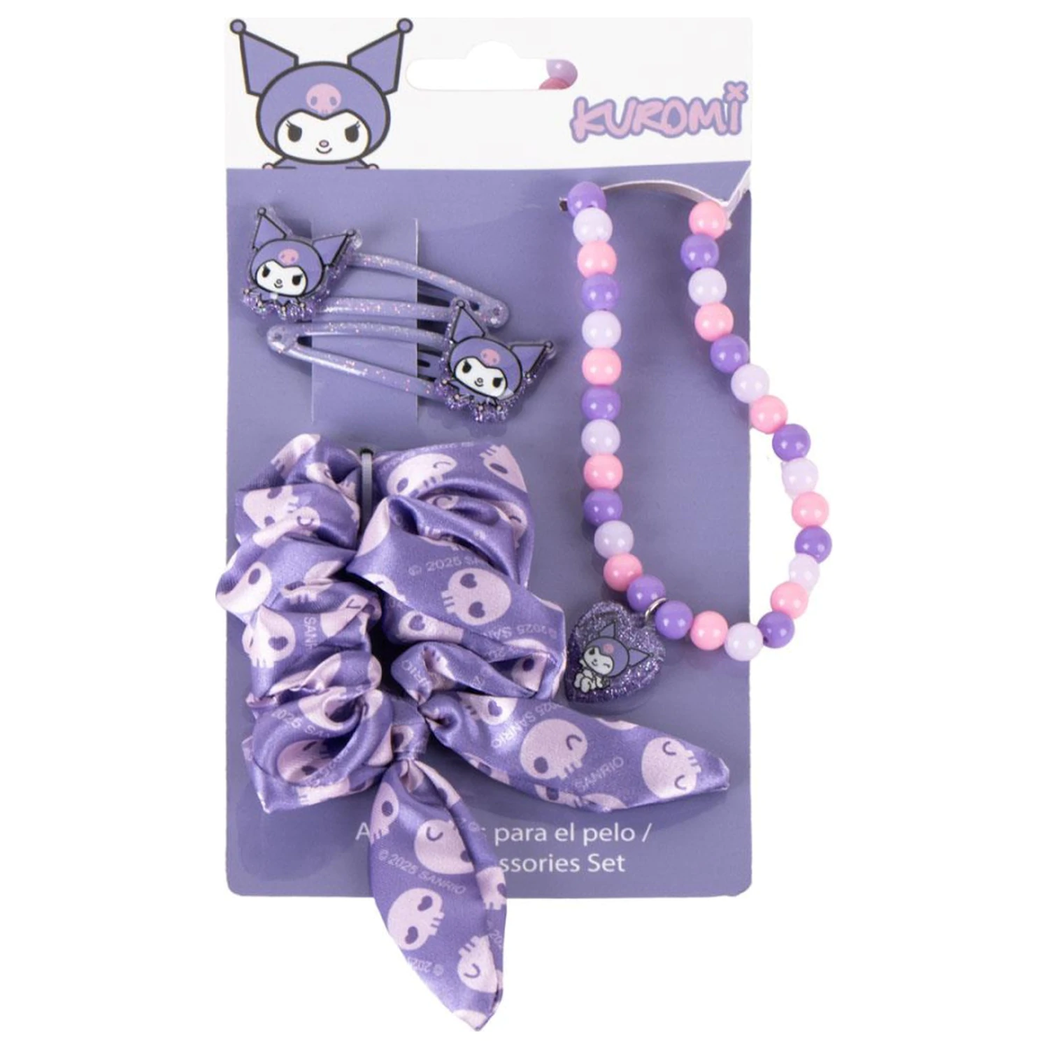 Hello Kitty Kuromi Colier si Set Accesorii de Par poza produsului
