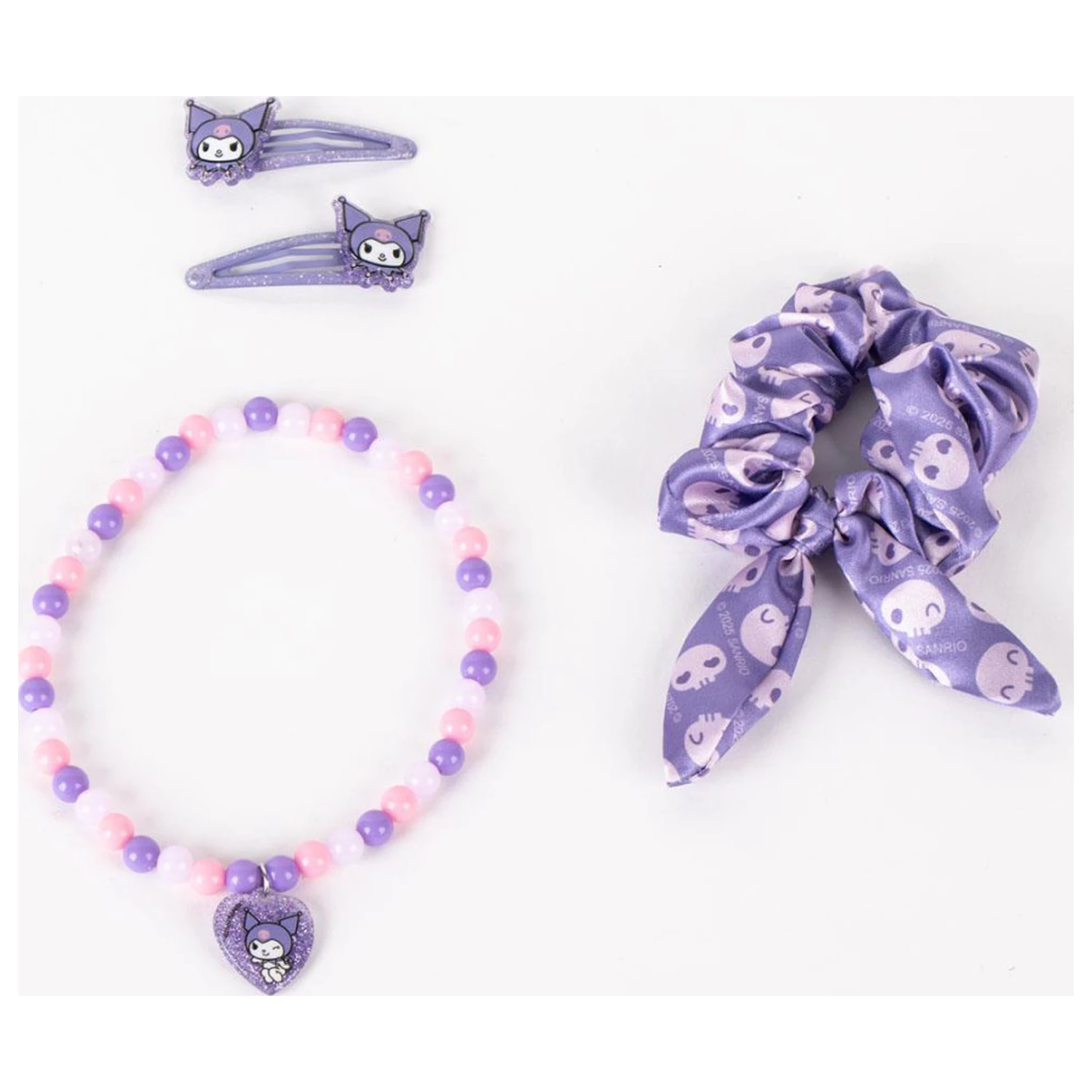 Hello Kitty Kuromi Colier si Set Accesorii de Par poza produsului