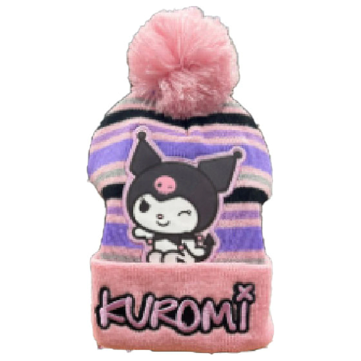 Hello Kitty Kuromi Pălărie roz pentru copii poza produsului