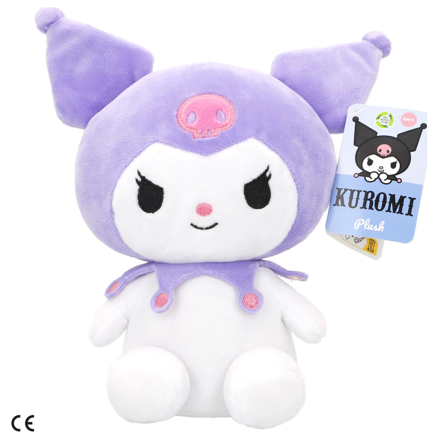 Jucarie de plus Hello Kitty Kuromi 19,5 cm poza produsului