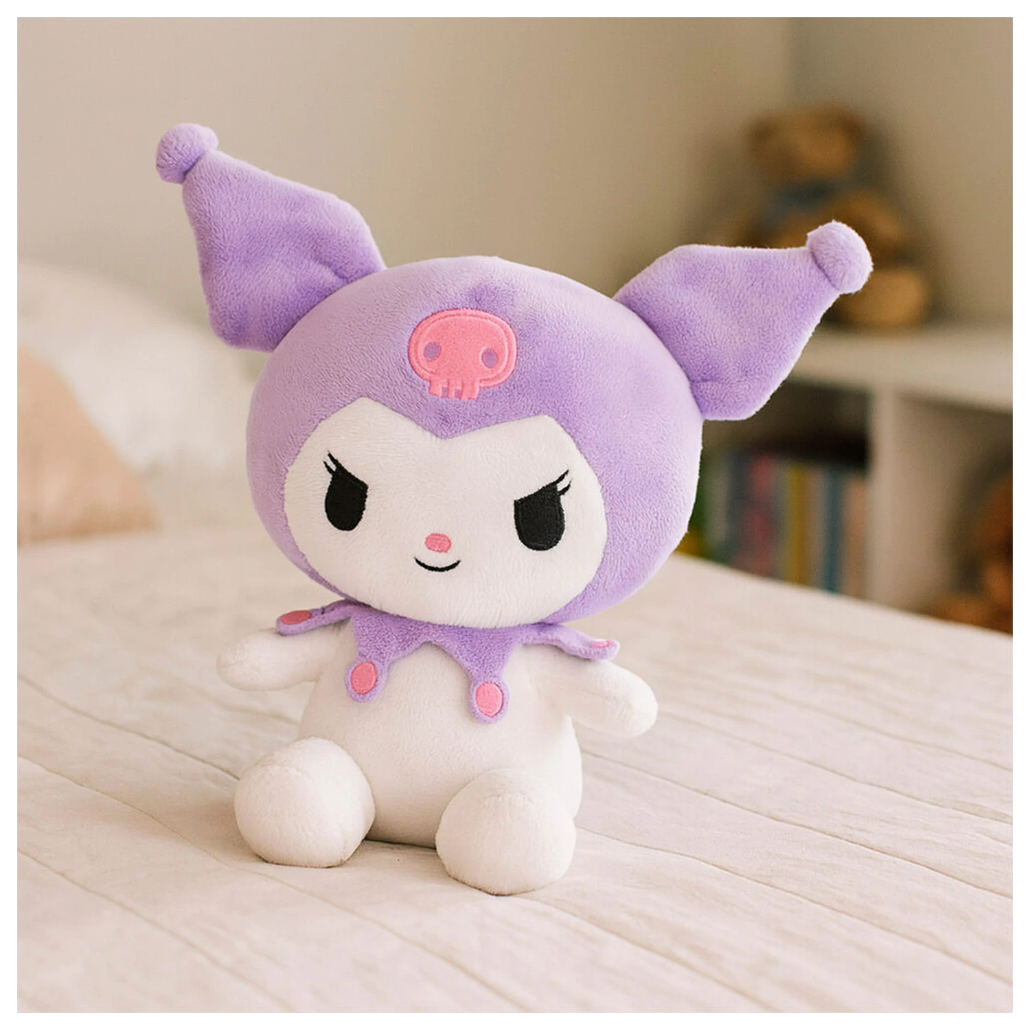 Jucarie de plus Hello Kitty Kuromi 19,5 cm poza produsului