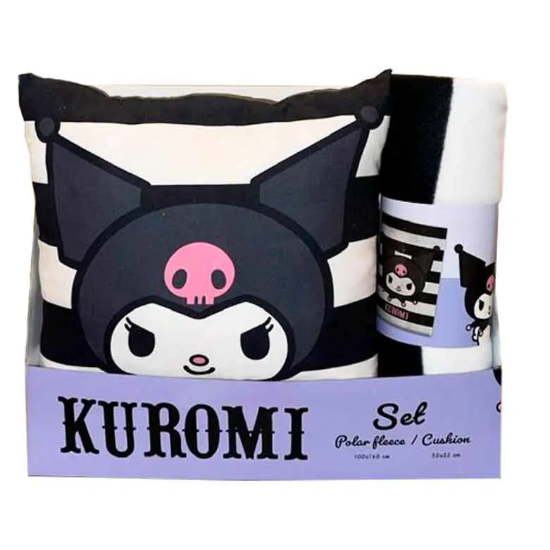 Hello Kitty Kuromi pătură polară + set pernă poza produsului