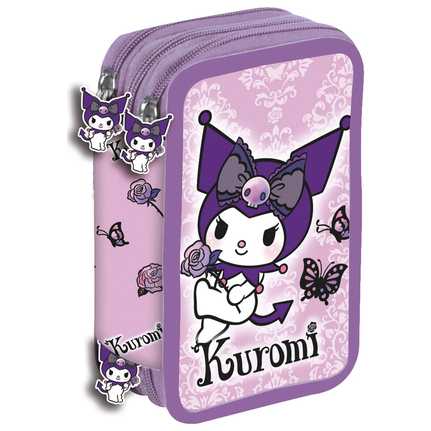 Hello Kitty Kuromi Purple triple penar poza produsului