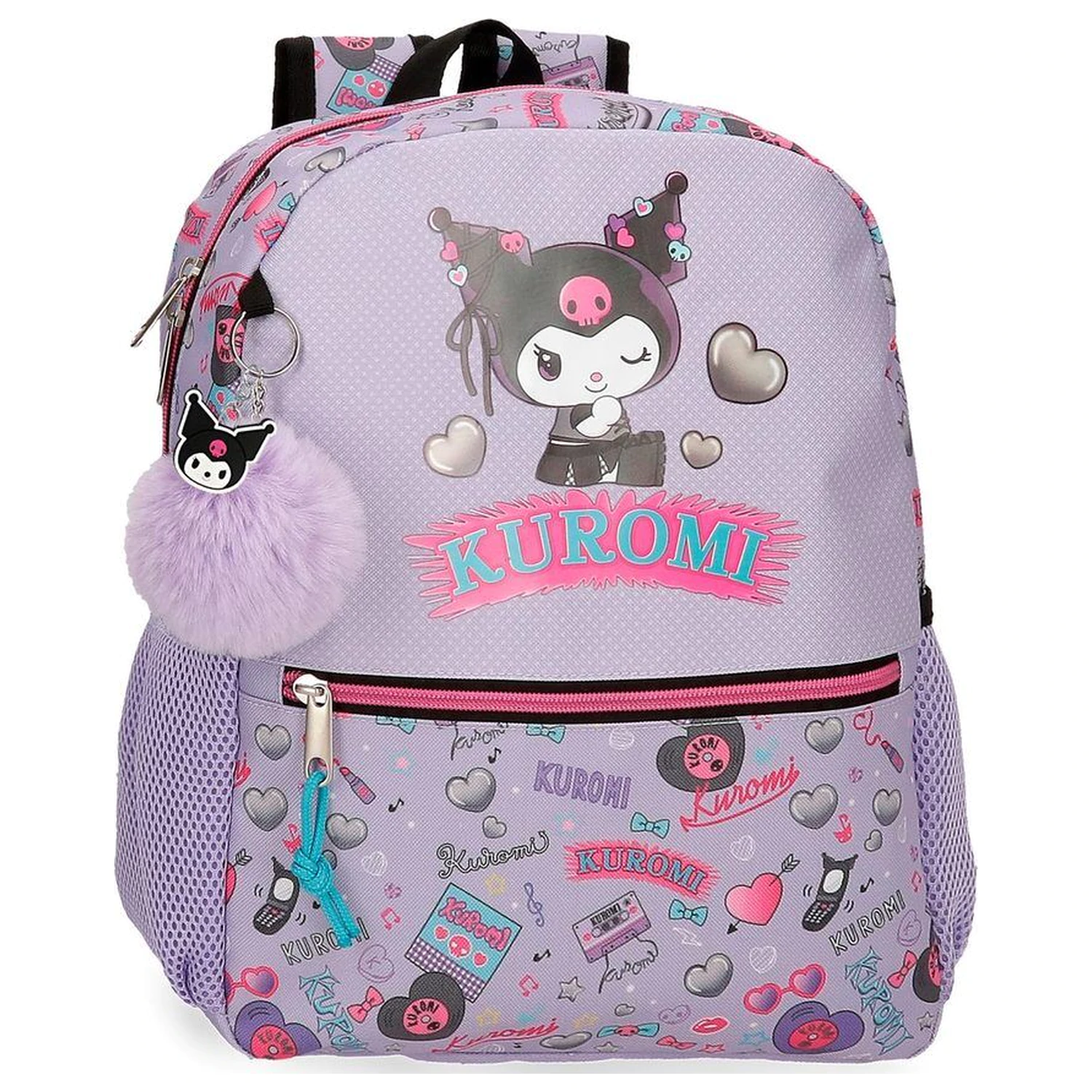 Hello Kitty Kuromi Retropop ghiozdan adaptabil 33 cm poza produsului