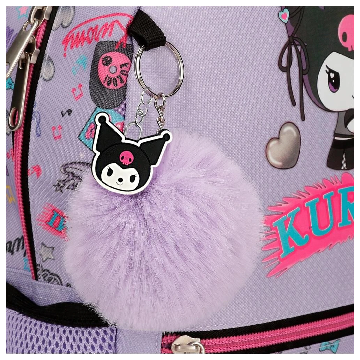 Hello Kitty Kuromi Retropop ghiozdan adaptabil 33 cm poza produsului