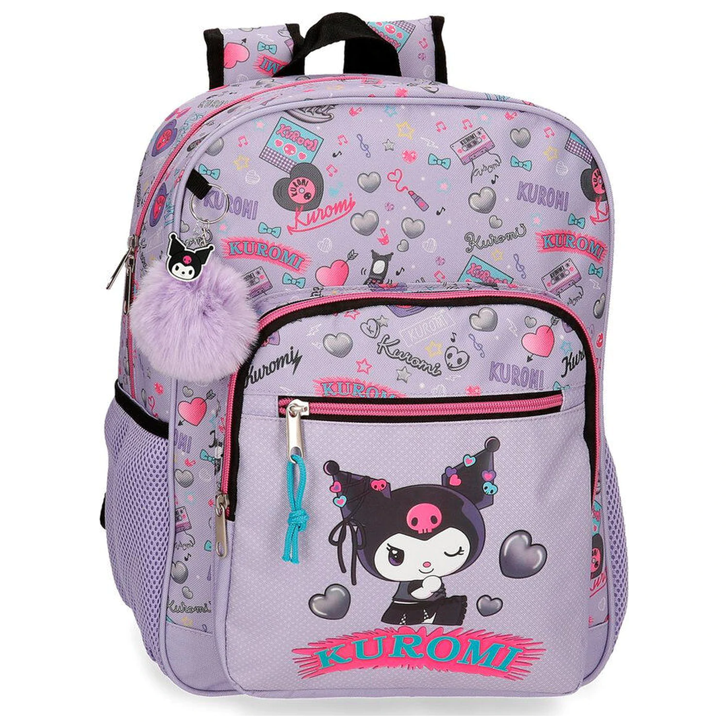 Hello Kitty Kuromi Retropop rucsac adaptabil 38cm poza produsului
