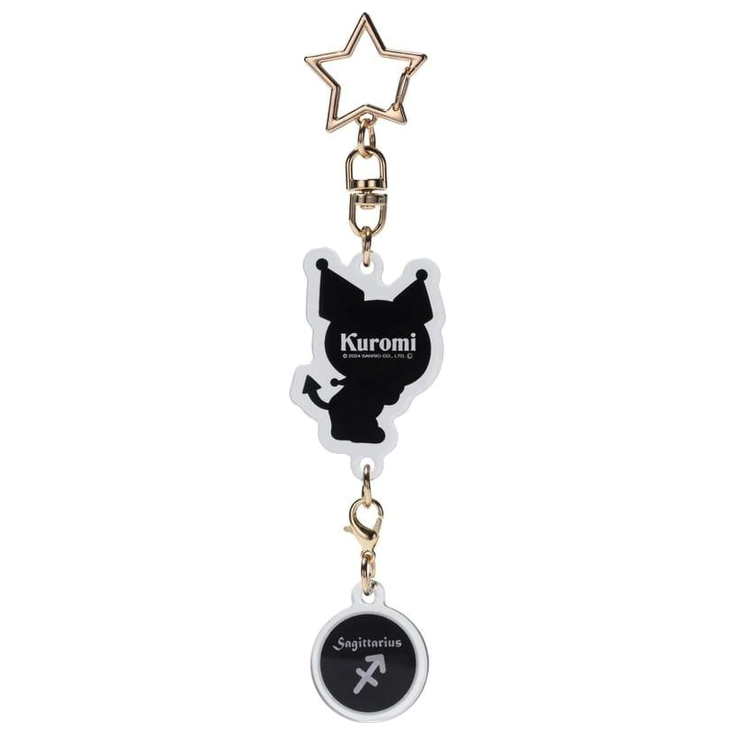 Hello Kitty Kuromi Sagittarius Astrological Symbol Breloc poza produsului