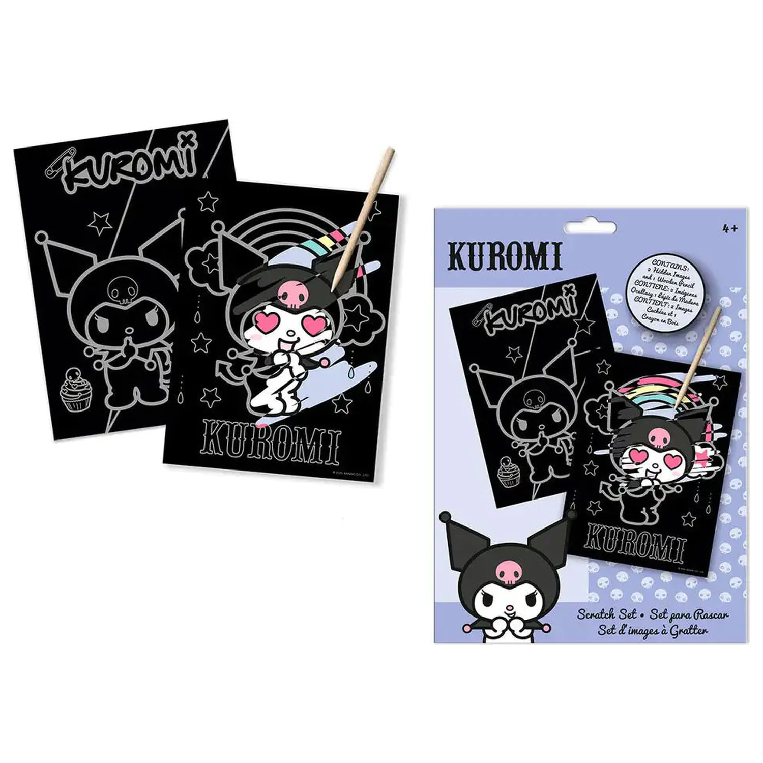 Hello Kitty and Kuromi Set de arta razuibila poza produsului