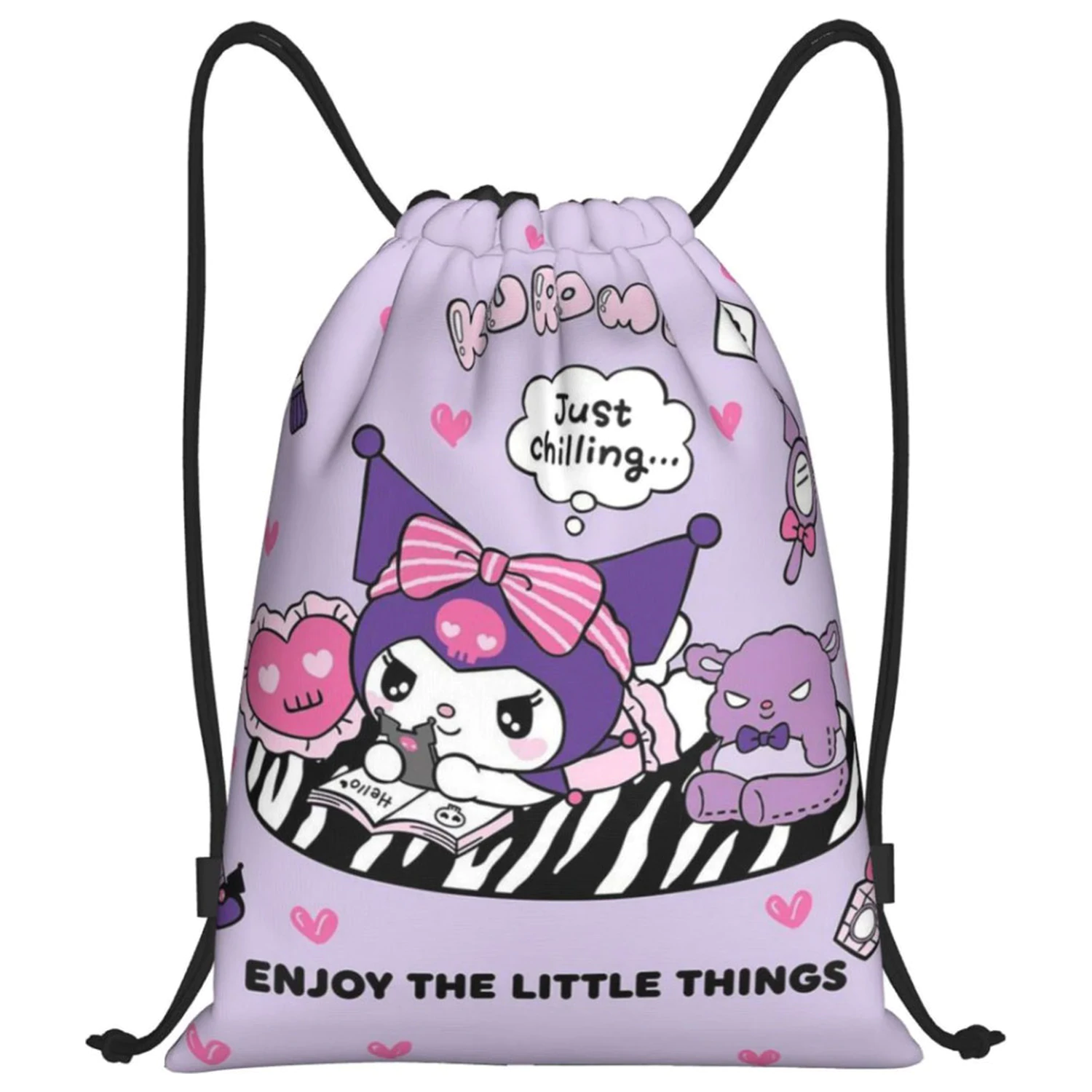 Hello Kitty Kuromi geantă sport, geantă de sală 40 cm poza produsului