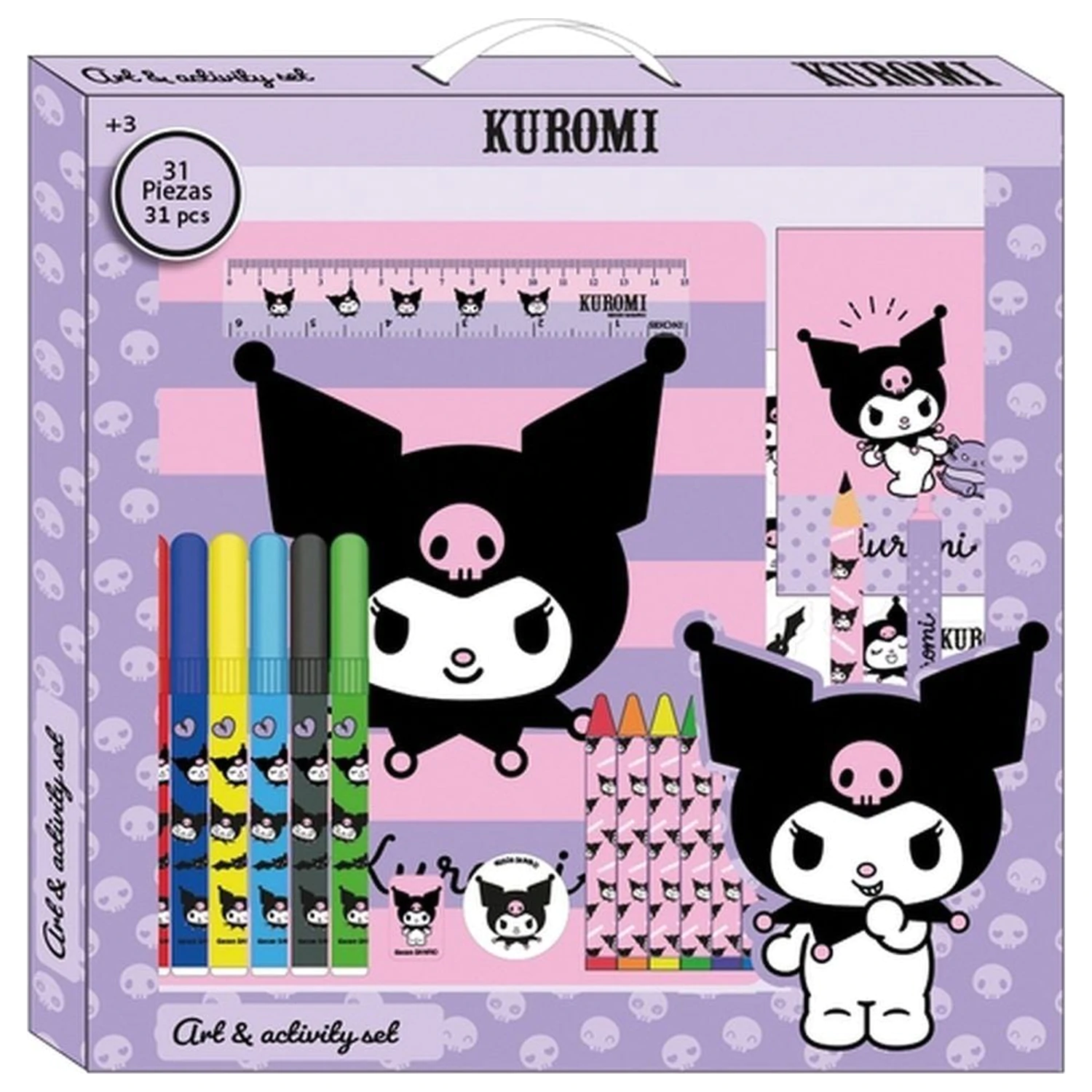 Hello Kitty Kuromi set de activitate 31 de piese poza produsului