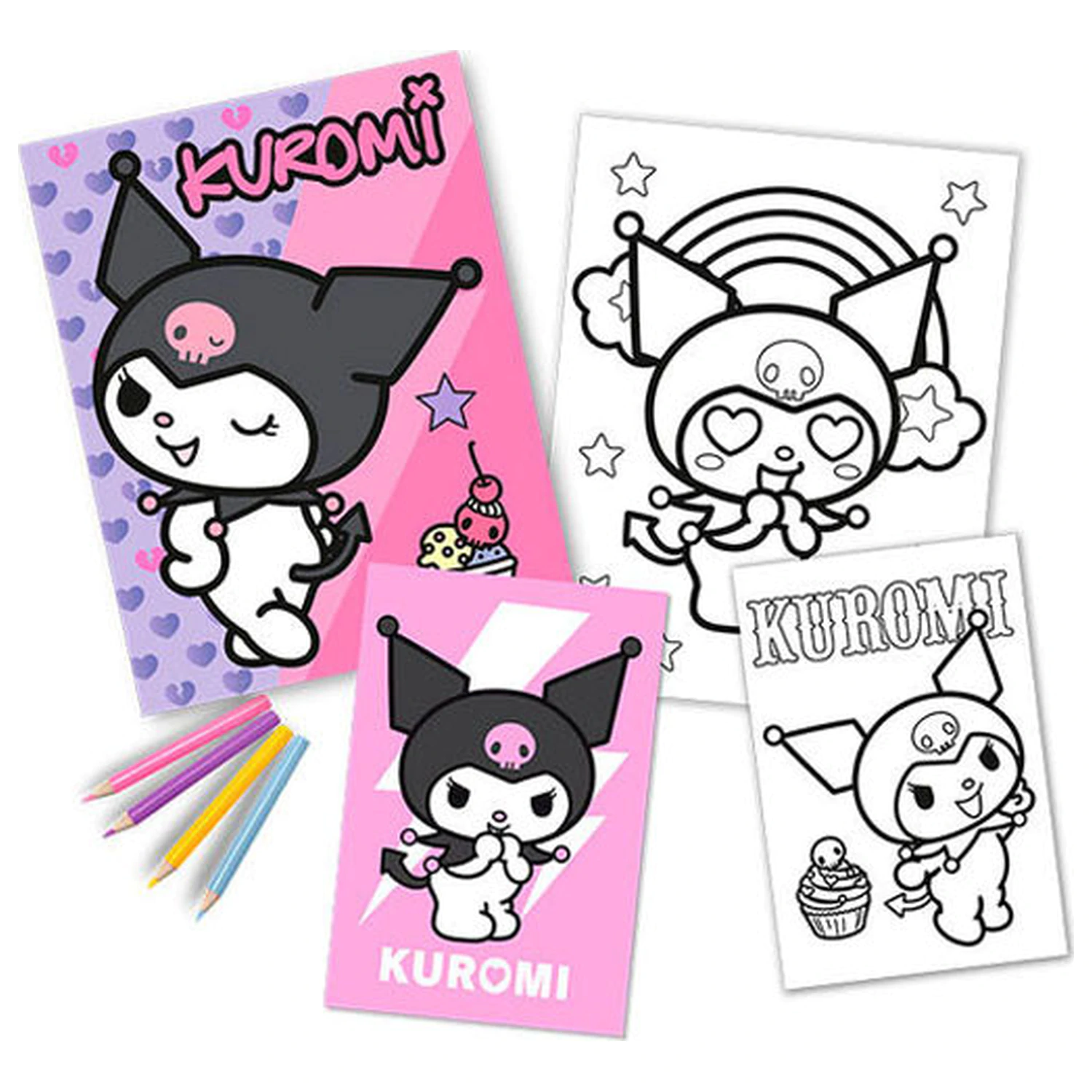 Hello Kitty Kuromi Set de colorat poza produsului