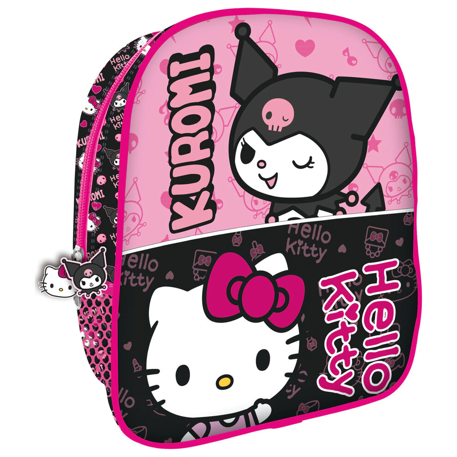 Hello Kitty & Kuromi rucsac 26cm poza produsului