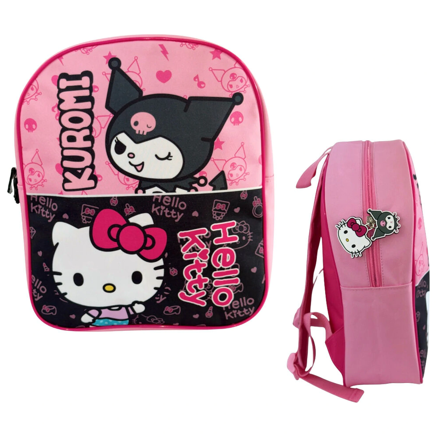 Rucsac Hello Kitty & Kuromi 30cm poza produsului