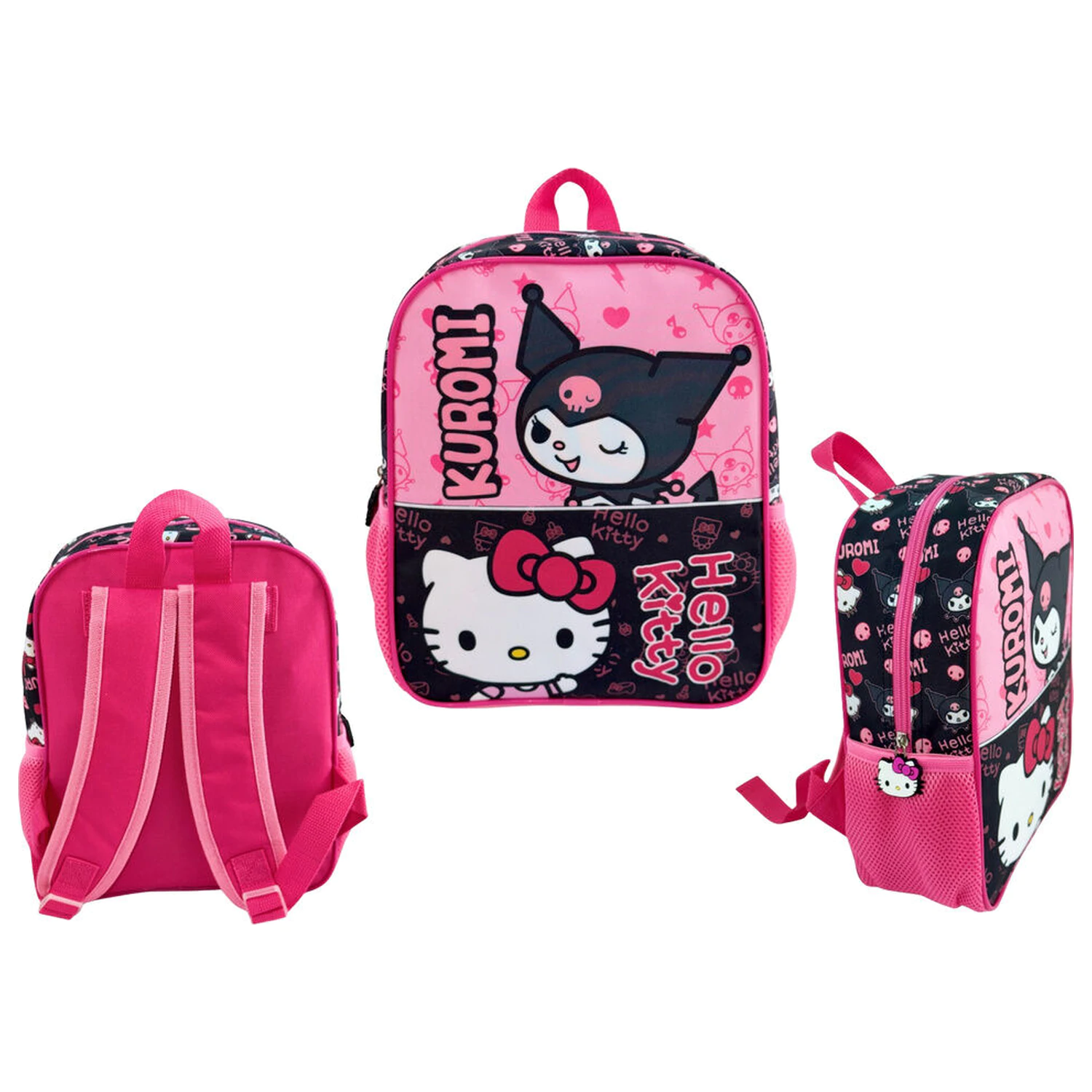 Rucsac Hello Kitty & Kuromi 30cm poza produsului