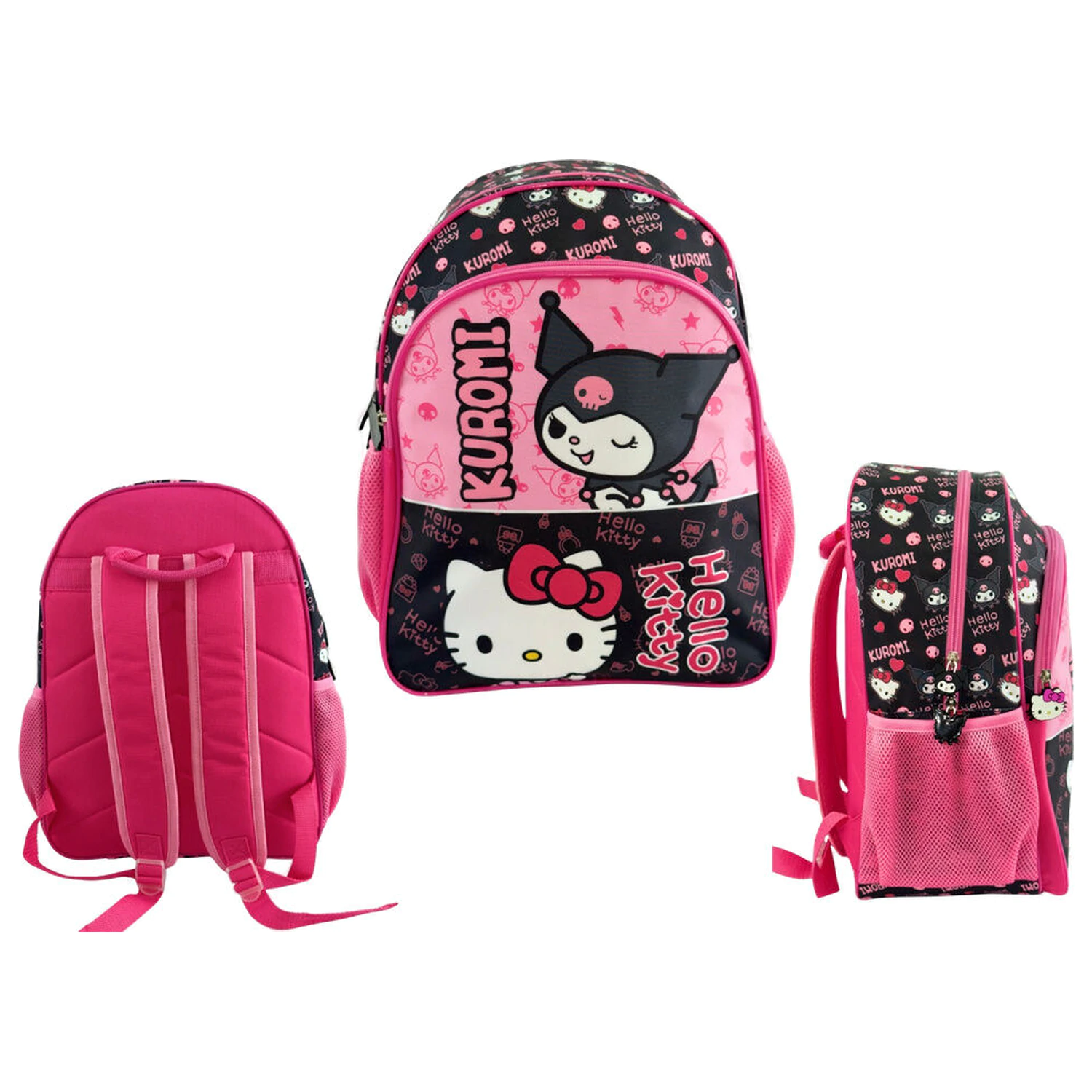 Hello Kitty & Kuromi rucsac 40cm poza produsului