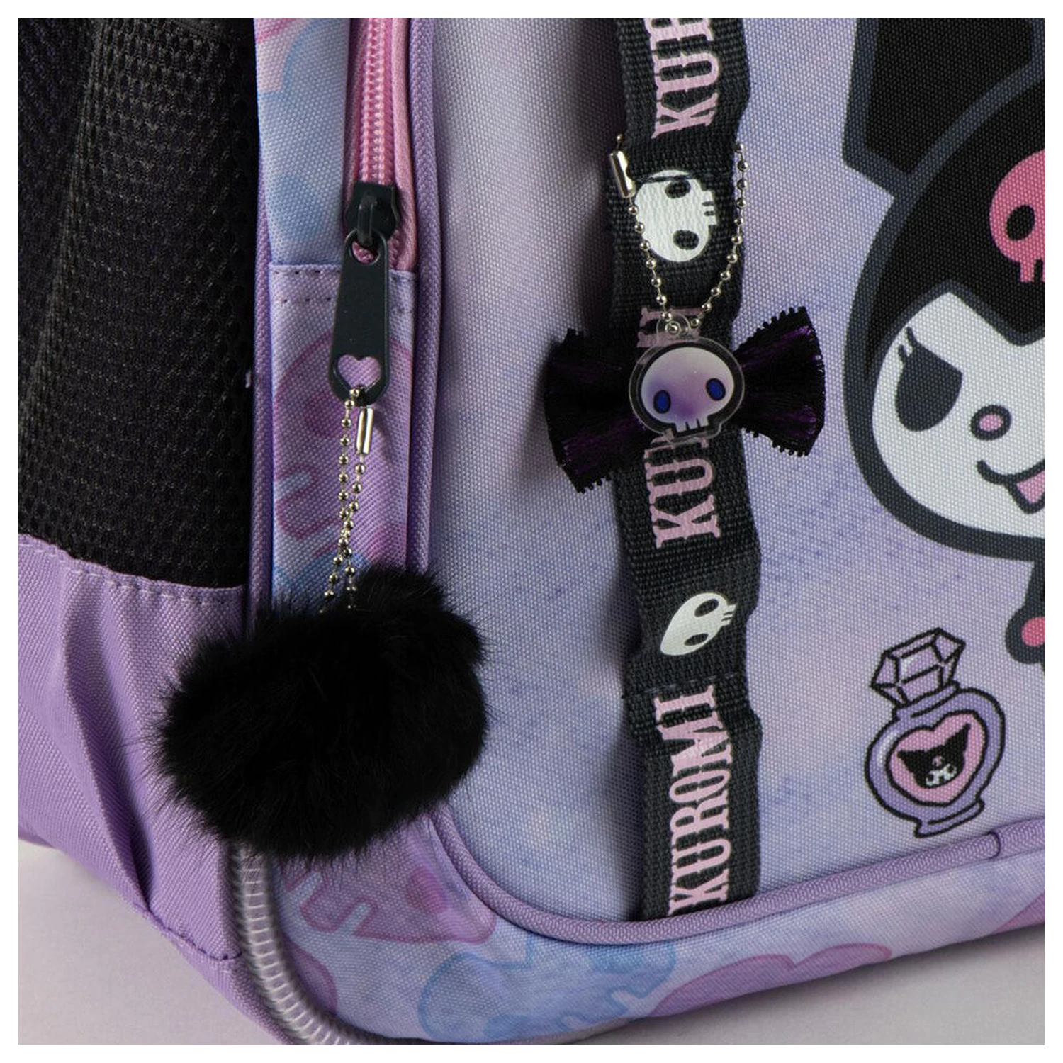 Hello Kitty Kuromi rucsac adaptabil 42cm poza produsului