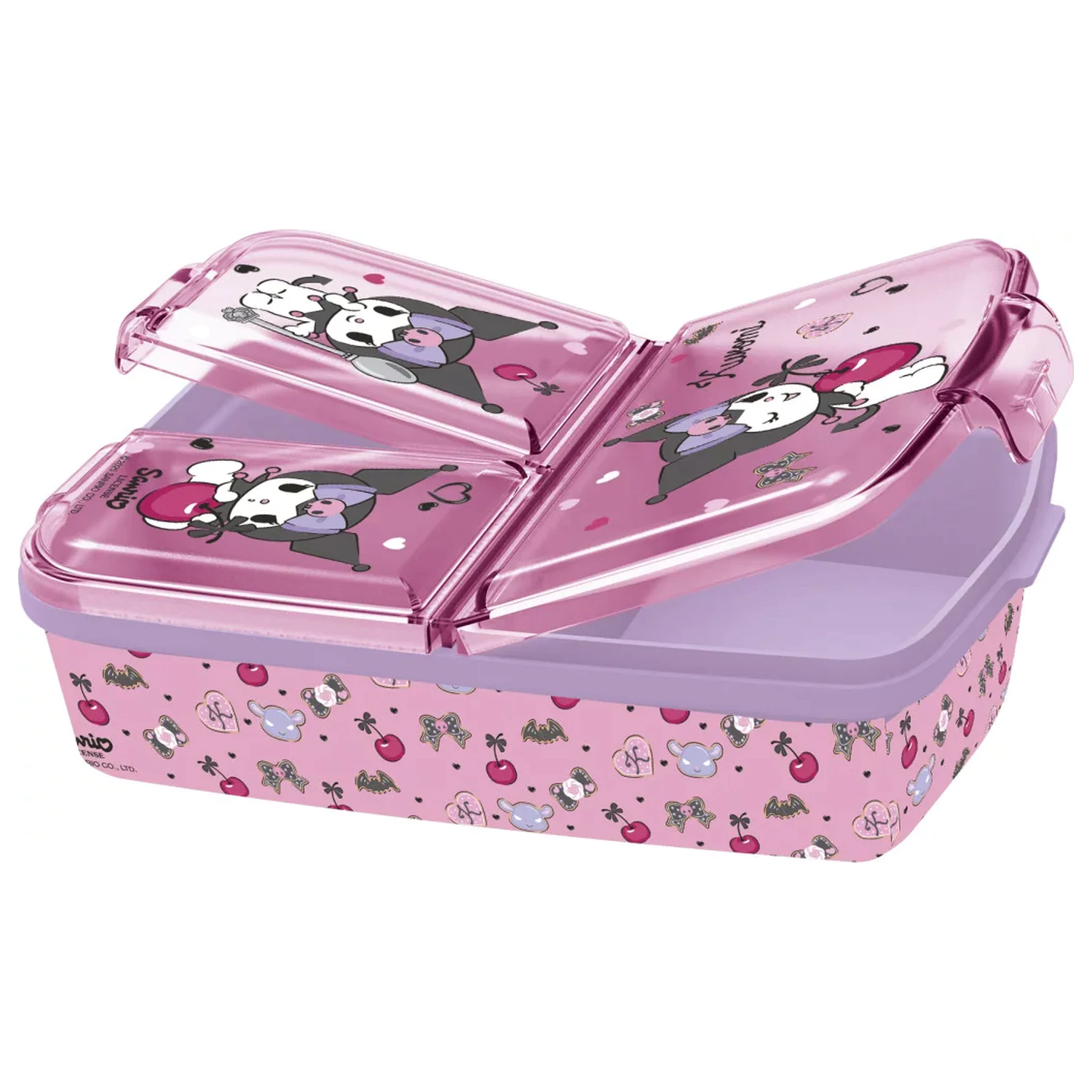 Hello Kitty Kuromi cutie de pranz cu multiple compartimente, cutie sandwich poza produsului