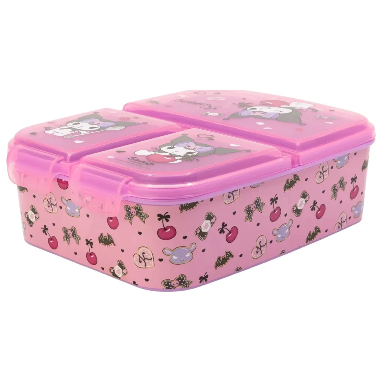 Hello Kitty Kuromi cutie de pranz cu multiple compartimente, cutie sandwich poza produsului