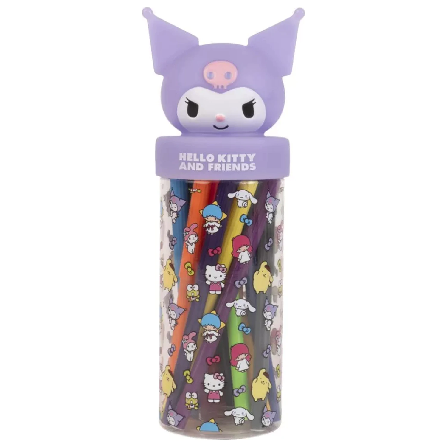 Hello Kitty Kuromi Set de 18 carioci în suport 3D poza produsului