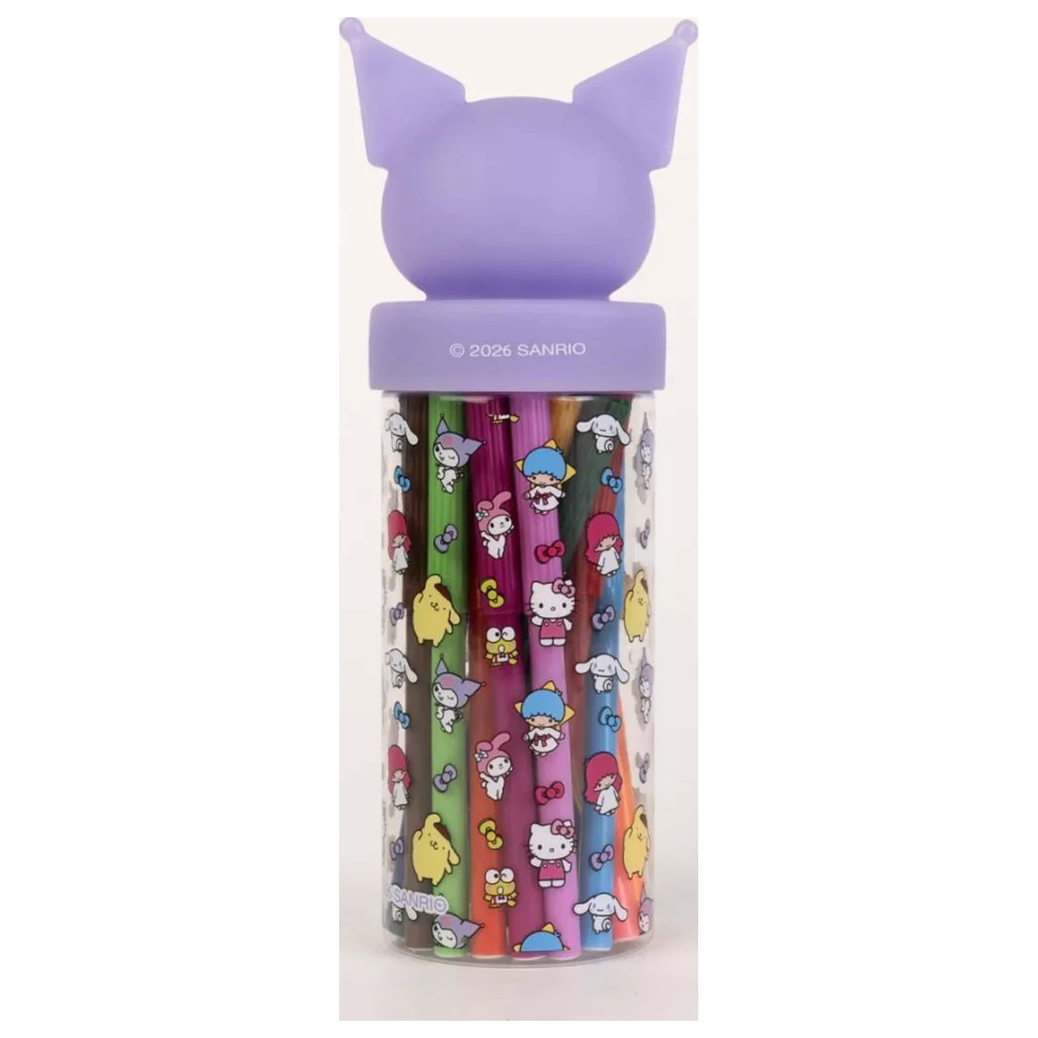 Hello Kitty Kuromi Set de 18 carioci în suport 3D poza produsului