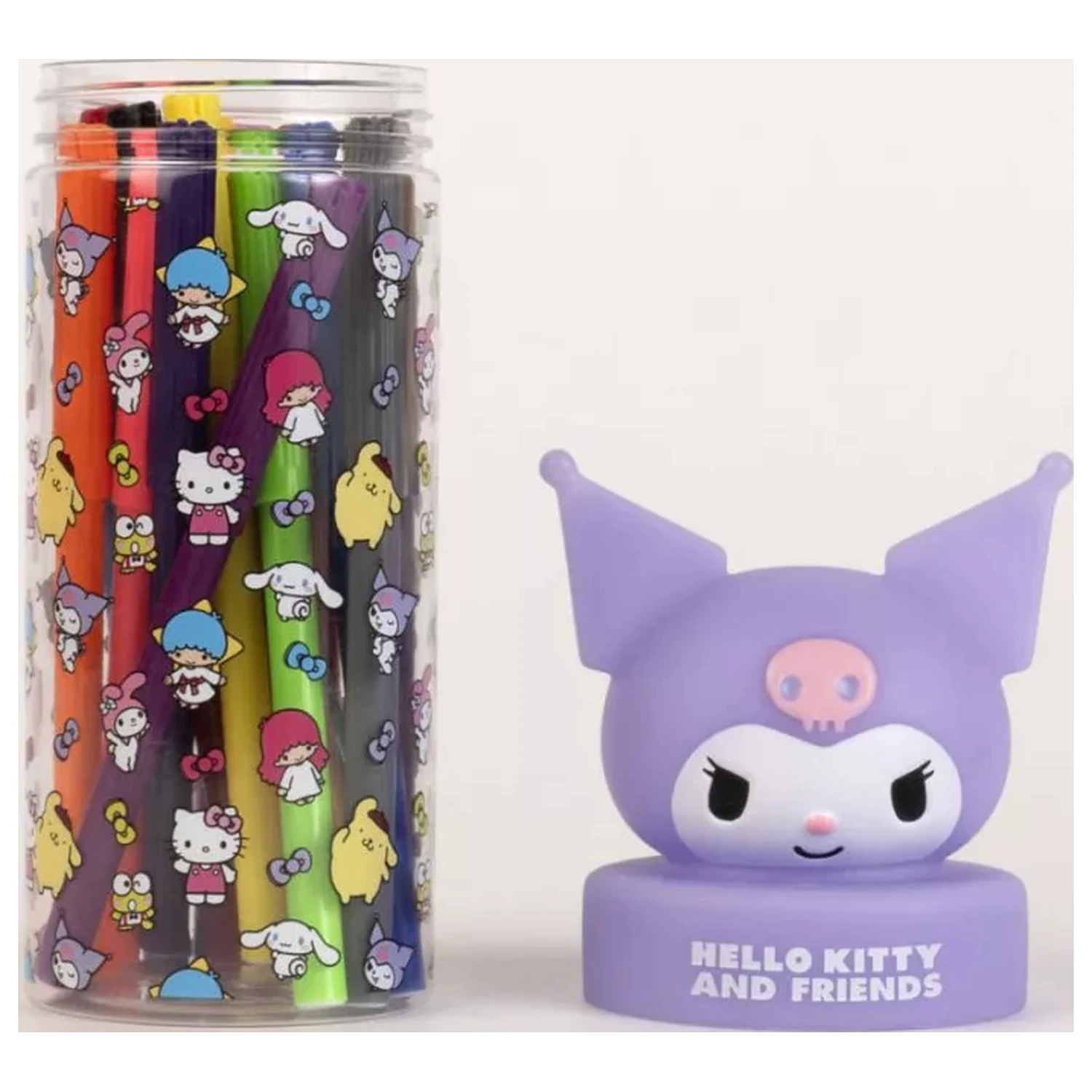 Hello Kitty Kuromi Set de 18 carioci în suport 3D poza produsului