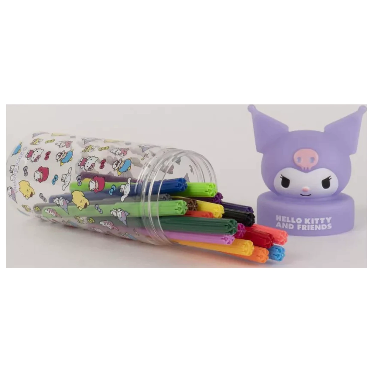 Hello Kitty Kuromi Set de 18 carioci în suport 3D poza produsului