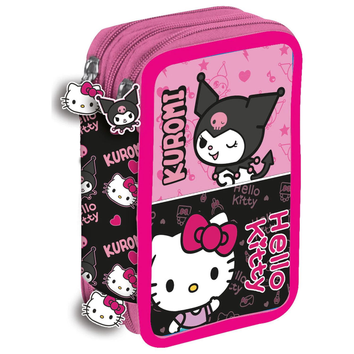 Hello Kitty si Kuromi penar triplu poza produsului