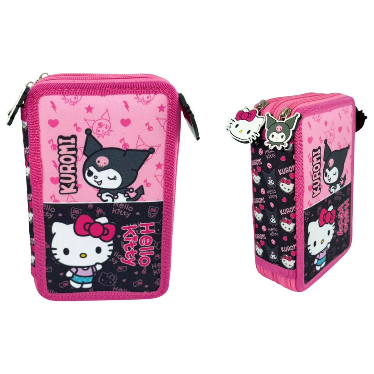 Hello Kitty si Kuromi penar triplu poza produsului