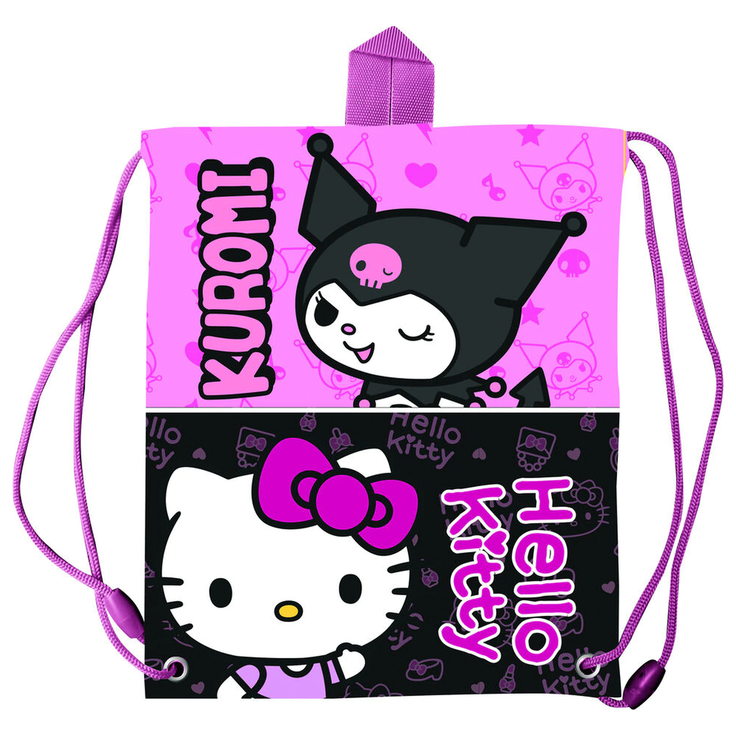 Hello Kitty & Kuromi geanta de pranz 30cm poza produsului