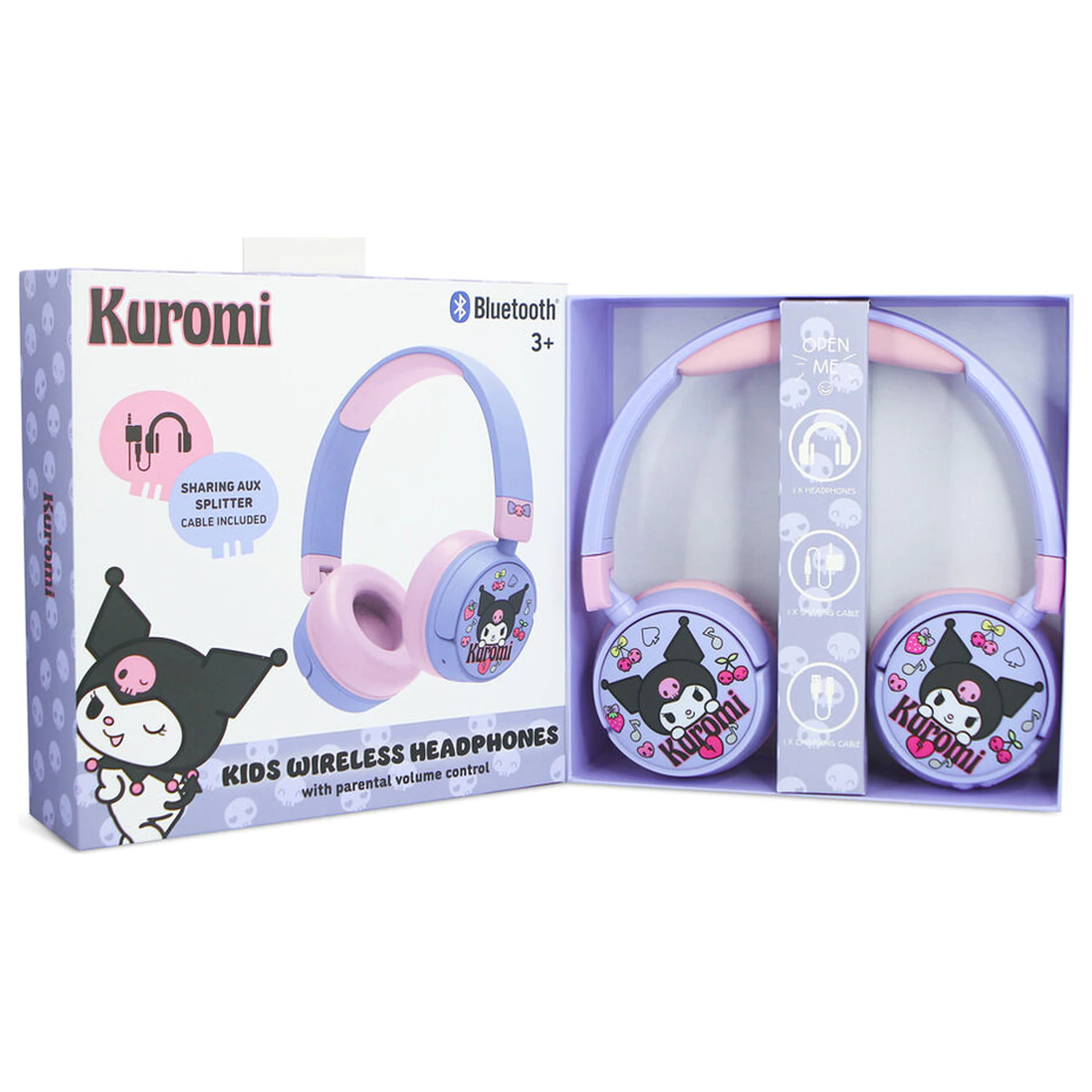 Hello Kitty Kuromi casti wireless pentru copii poza produsului