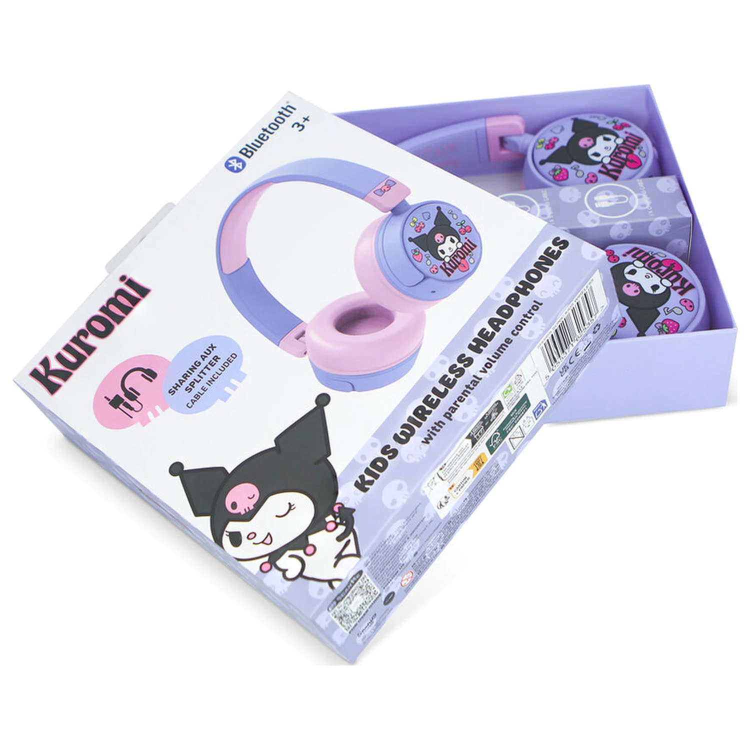 Hello Kitty Kuromi casti wireless pentru copii poza produsului