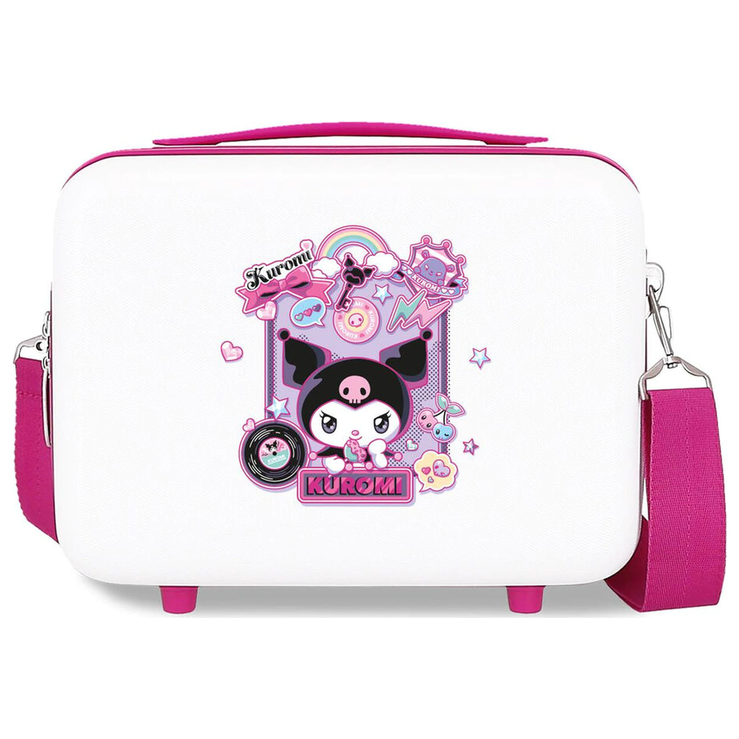 Hello Kitty Kuromi Wonder ABS adaptabila valiza cosmetica poza produsului