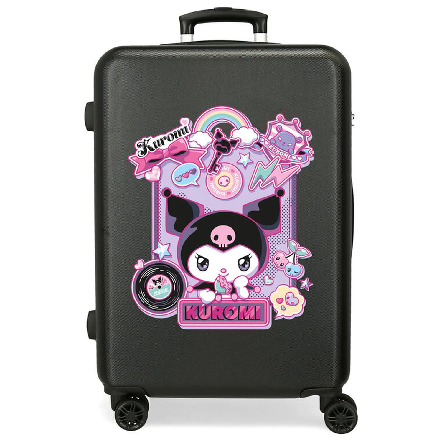 Hello Kitty Kuromi Wonder Expandable ABS troler valiza 65cm poza produsului