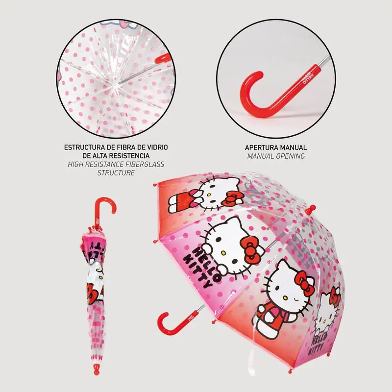 Hello Kitty umbrelă manuală cu bule poza produsului