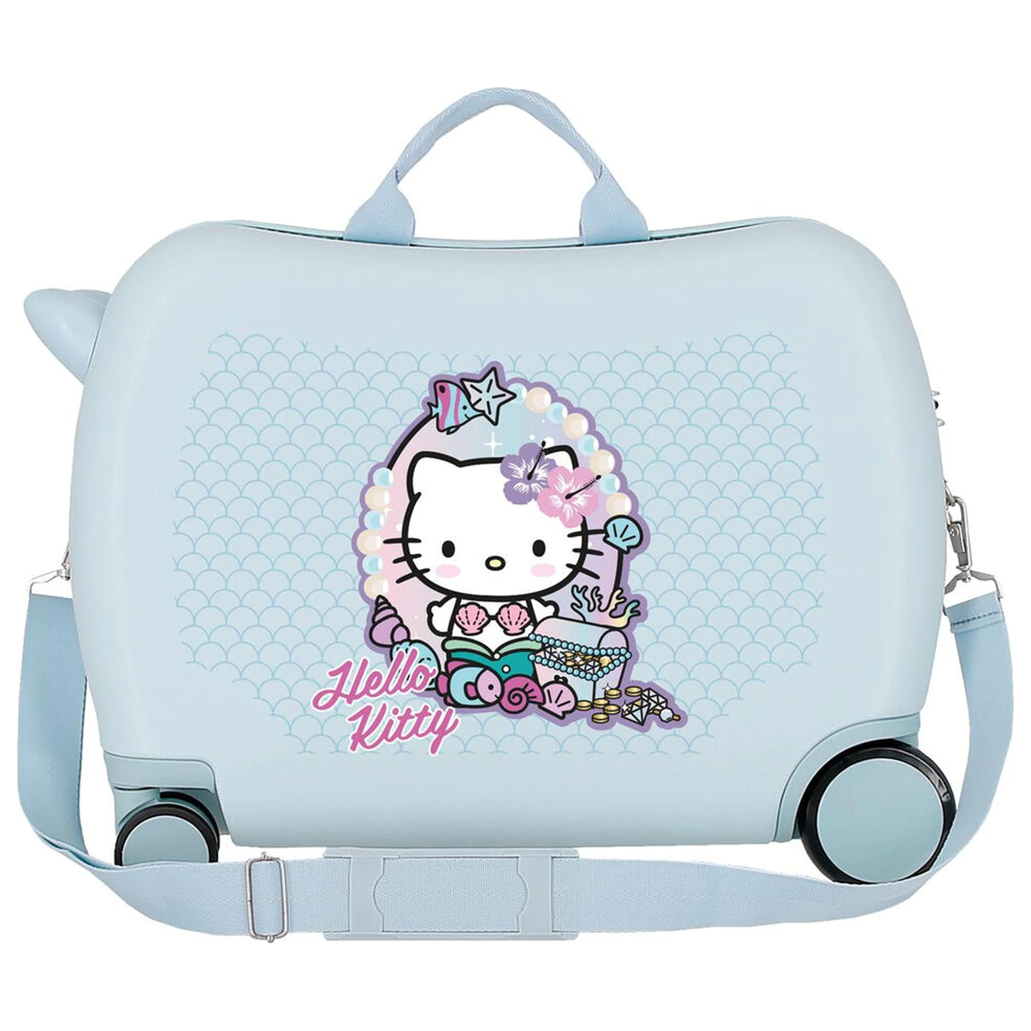 Hello Kitty Mermaid ABS geamantan troler 50cm poza produsului