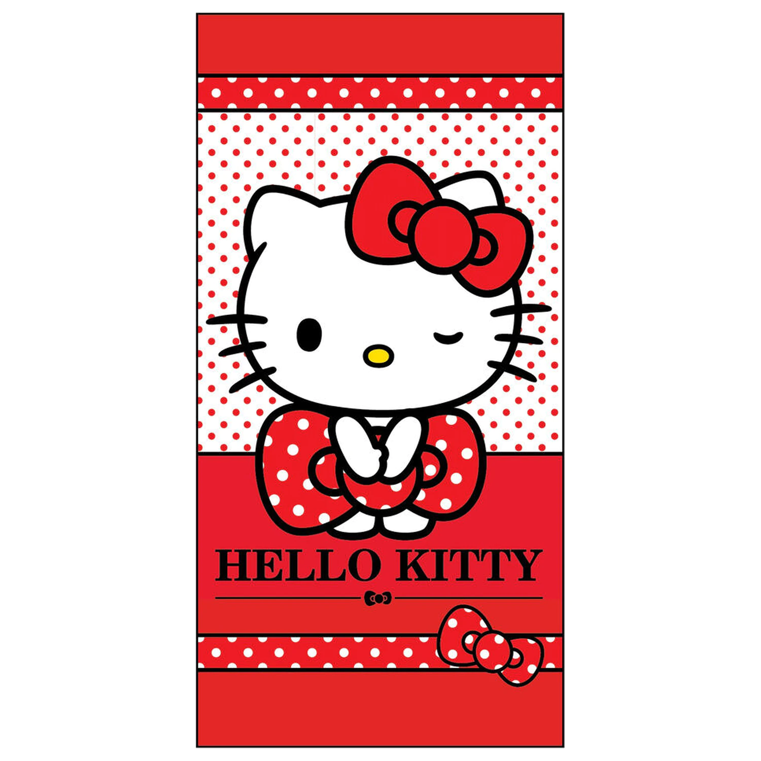 Hello Kitty prosop de plaja din microfibra poza produsului