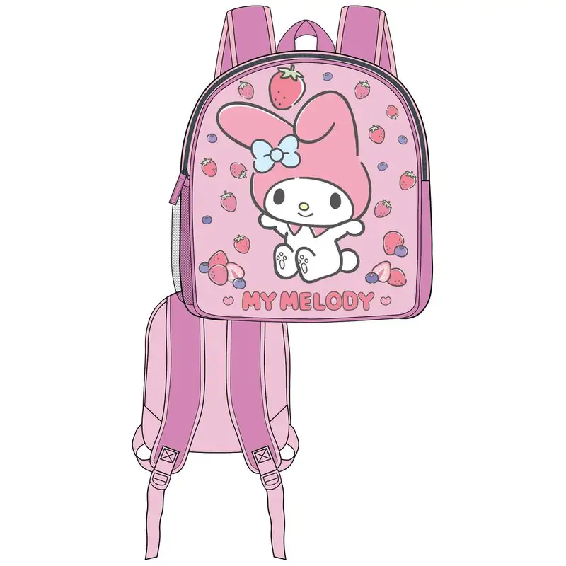 Hello Kitty My Melody rucsac 3D 30cm poza produsului