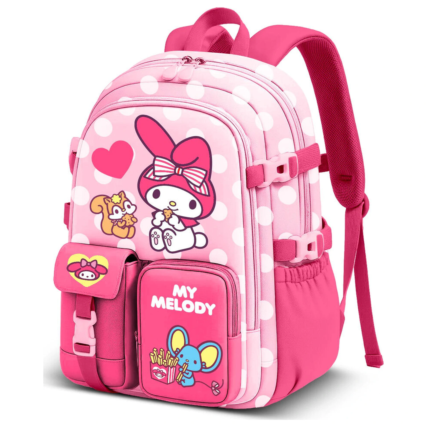 Rucsac Hello Kitty My Melody Haru Animals 40cm poza produsului