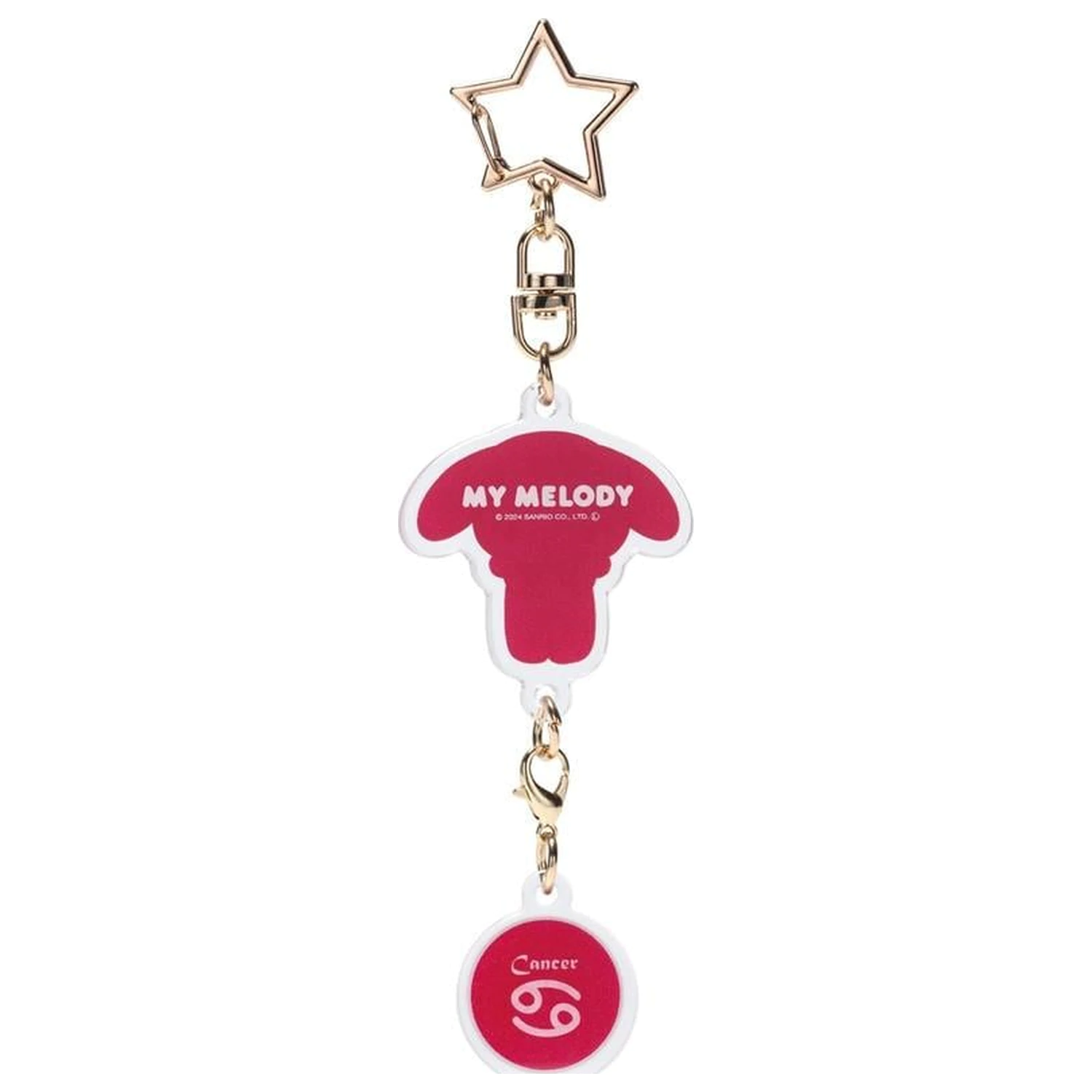 Hello Kitty My Melody Cancer Simbol Astrologic Breloc poza produsului
