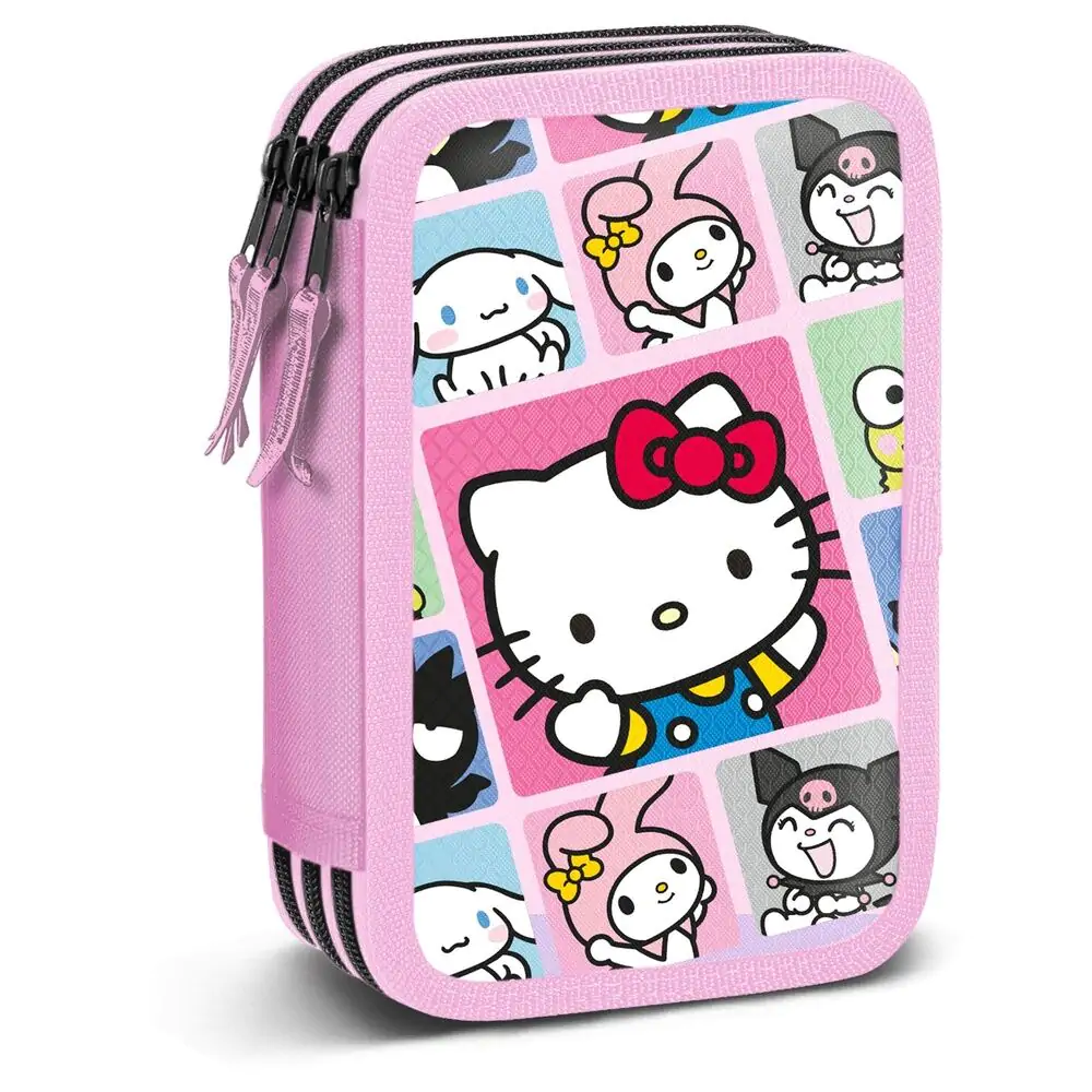 Hello Kitty Panels etui triplu pentru creioane poza produsului