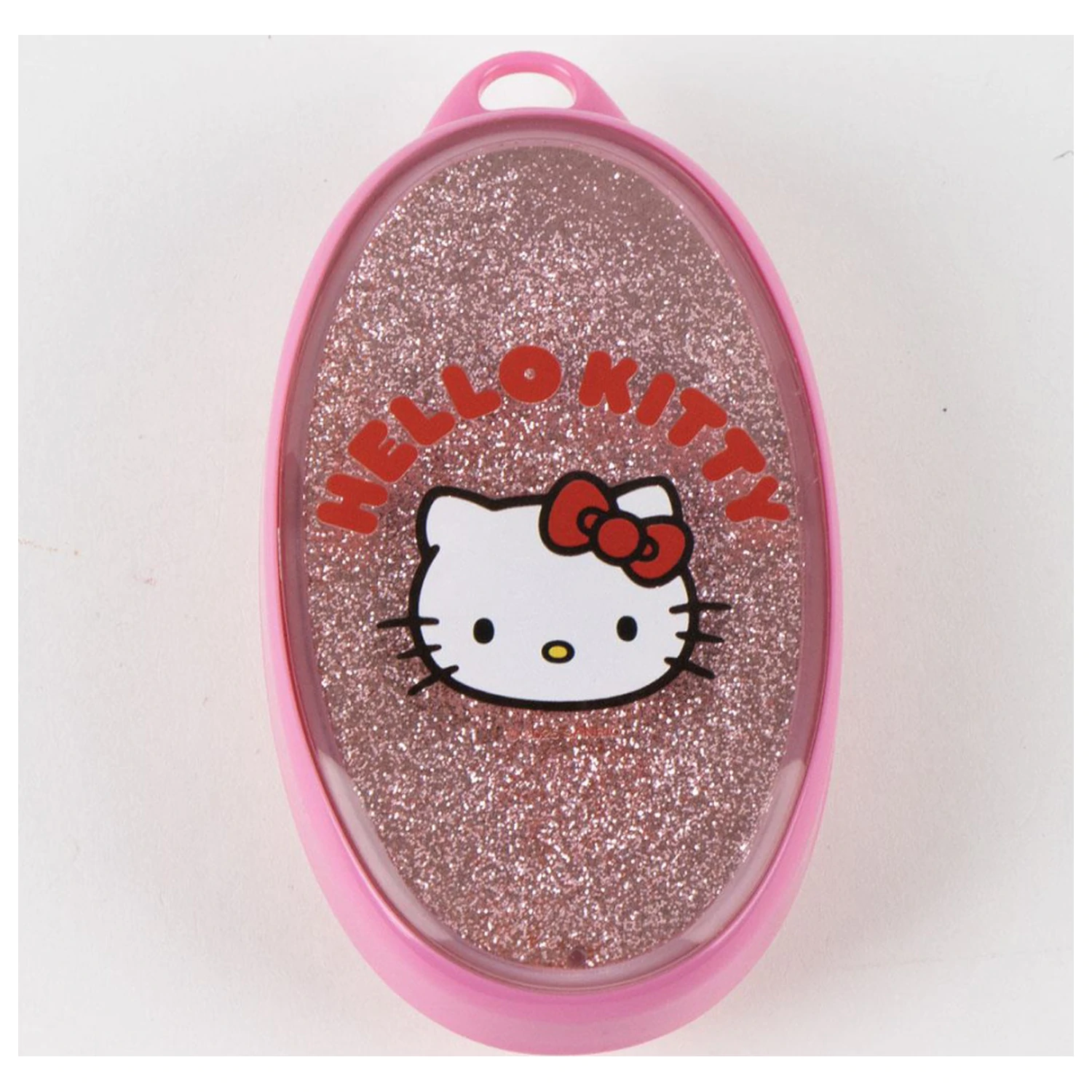 Hello Kitty Perie de păr roz cu sclipici, Pieptene 13 cm poza produsului