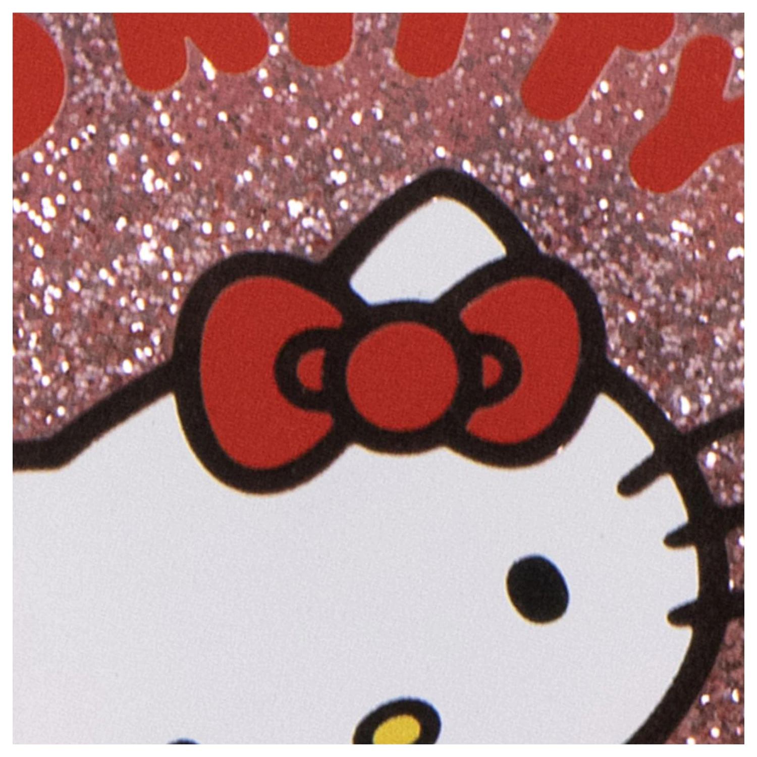 Hello Kitty Perie de păr roz cu sclipici, Pieptene 13 cm poza produsului