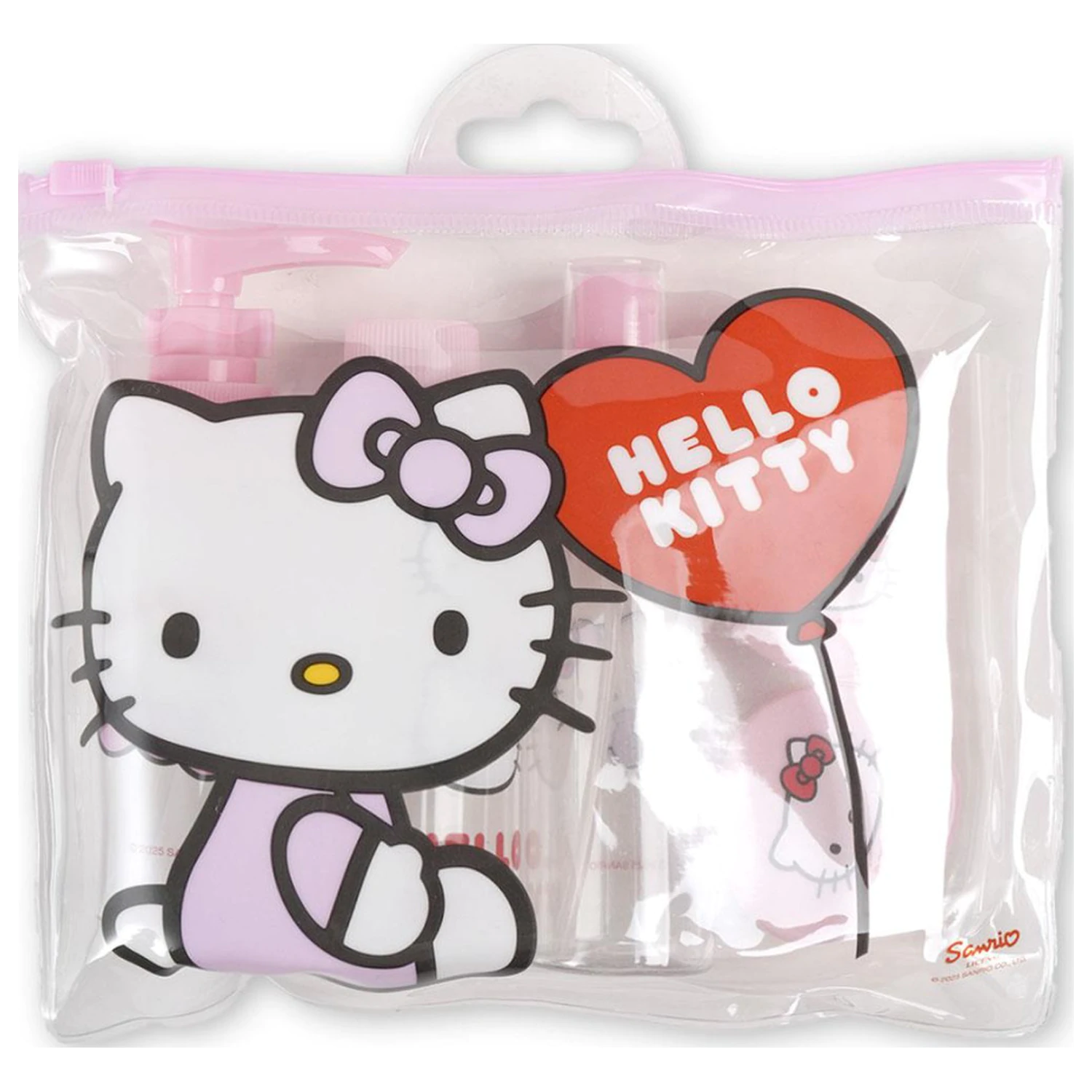 Hello Kitty Set de igiena roz pentru calatorii poza produsului