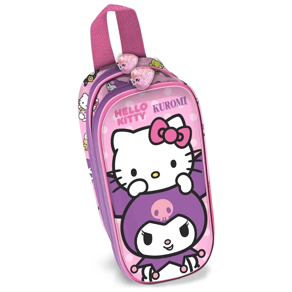 Hello Kitty Playful 3D etui dublu pentru creioane poza produsului