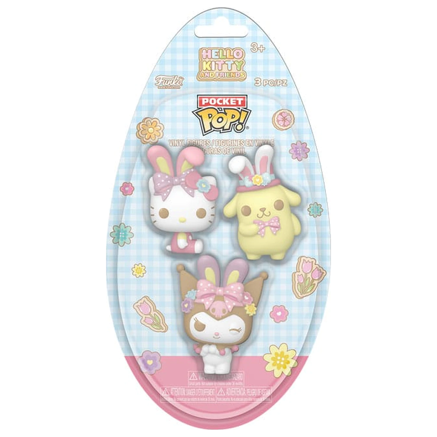Hello Kitty Pocket Funko POP! Figurina de Vinil Easter Egg 3-Pack HK 4 cm poza produsului