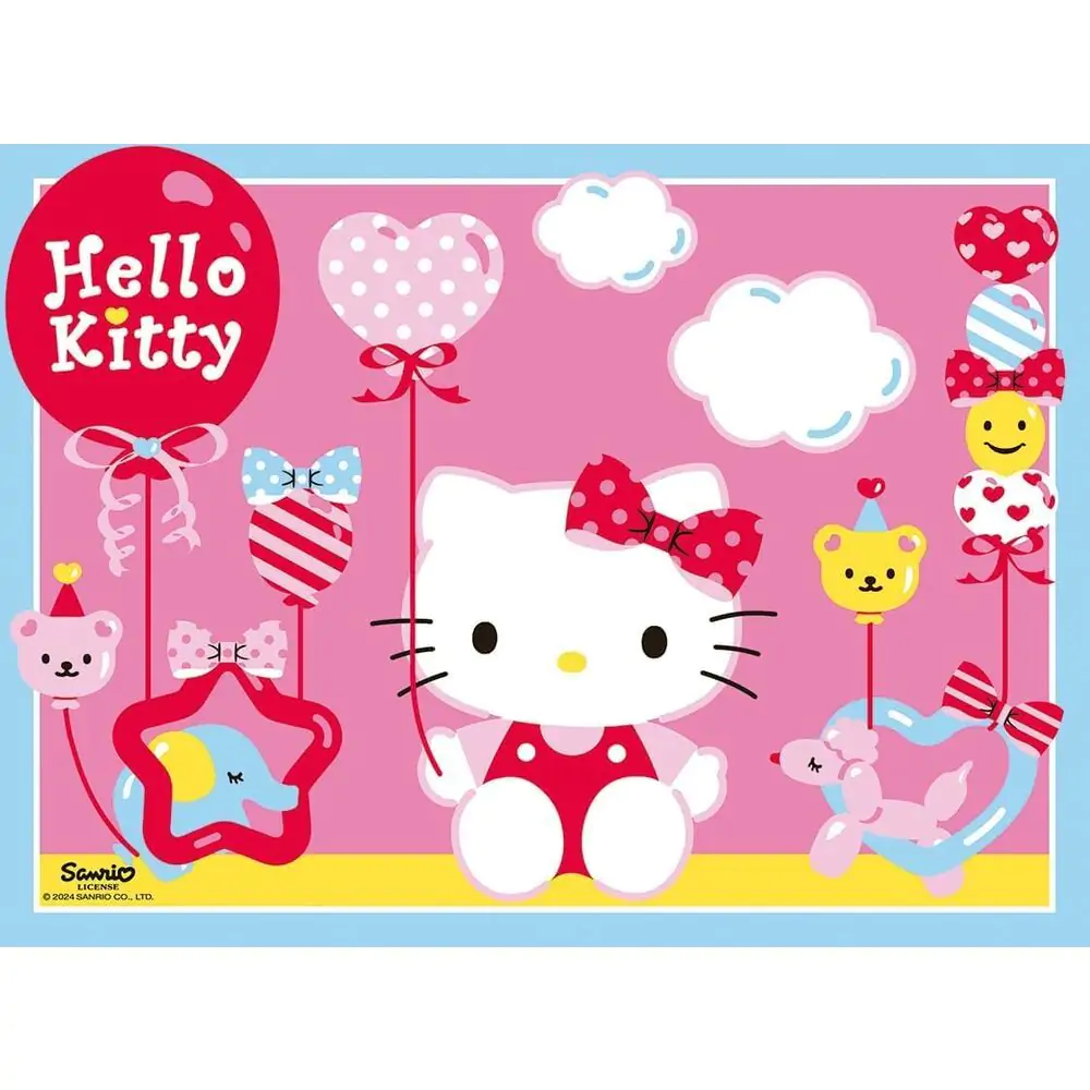 Hello Kitty puzzle 12-16-20-24 piese poza produsului