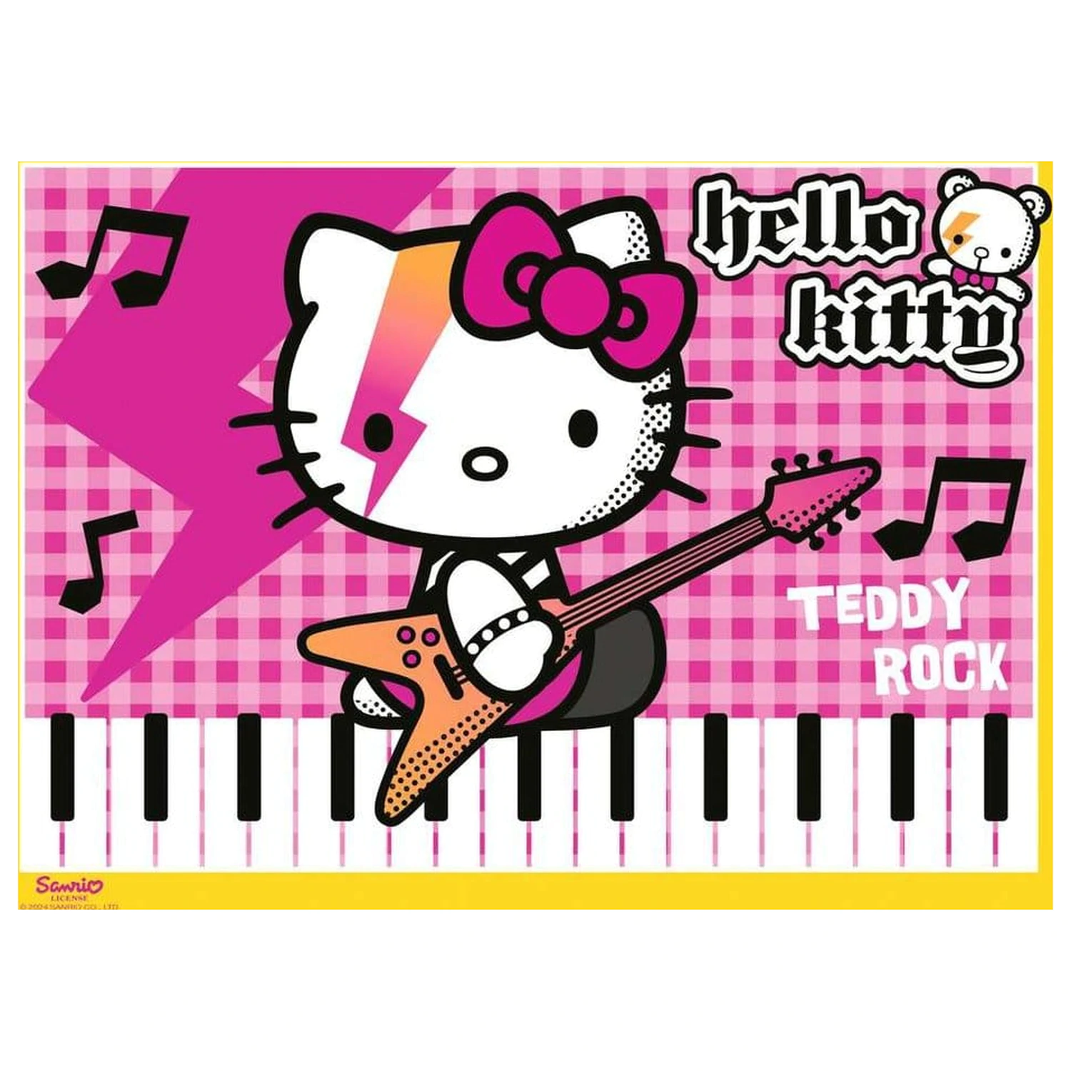 Hello Kitty Puzzle Pachet de 4 Let's Go, Hello Kitty! (4x100 piese) poza produsului
