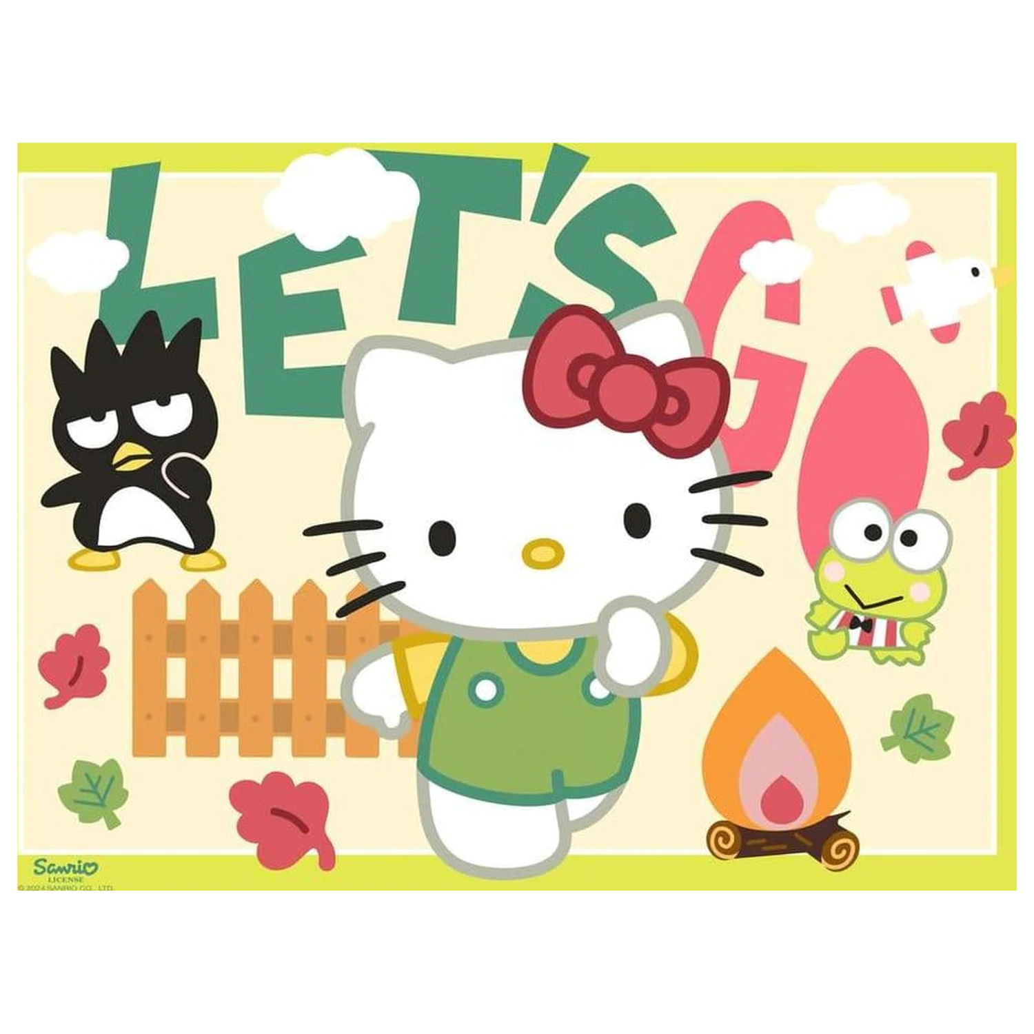 Hello Kitty Puzzle Pachet de 4 Let's Go, Hello Kitty! (4x100 piese) poza produsului