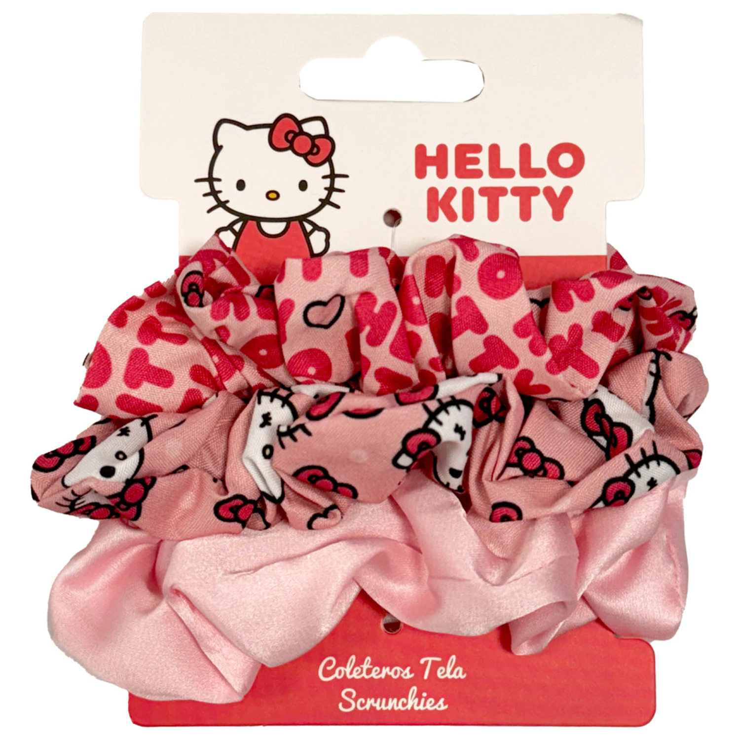 Hello Kitty Scrunchie Set 3 piese pentru păr poza produsului